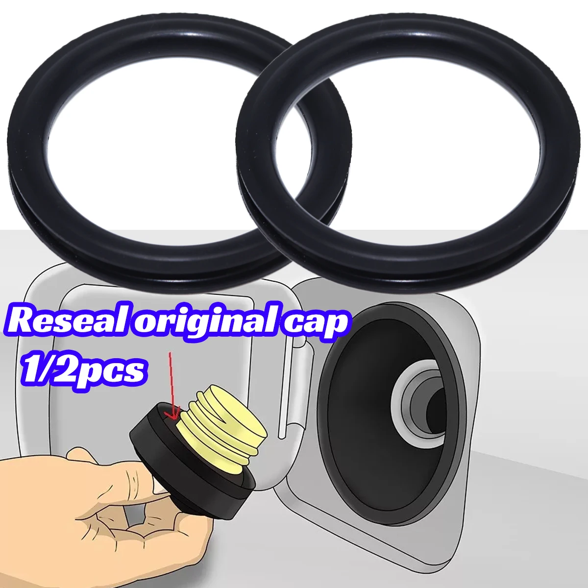 1/2pcs Tank Cap Seal for Audi  - đánh giá và giá Tank O-Ring Seal