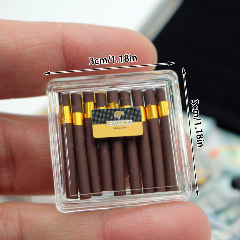 1/12 Dollhouse Simulation Ciga - đánh giá và giá Vape Decoration