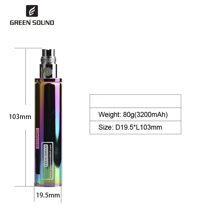 GS Ego 3 III 3200mAh Battery V - đánh giá và giá Accessories For Vaping