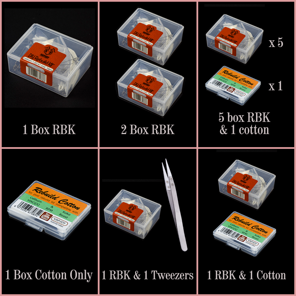 Ban Đầu VAPJOY Tự Xây Dựng Lại - đánh giá và giá Accessories For Vaping