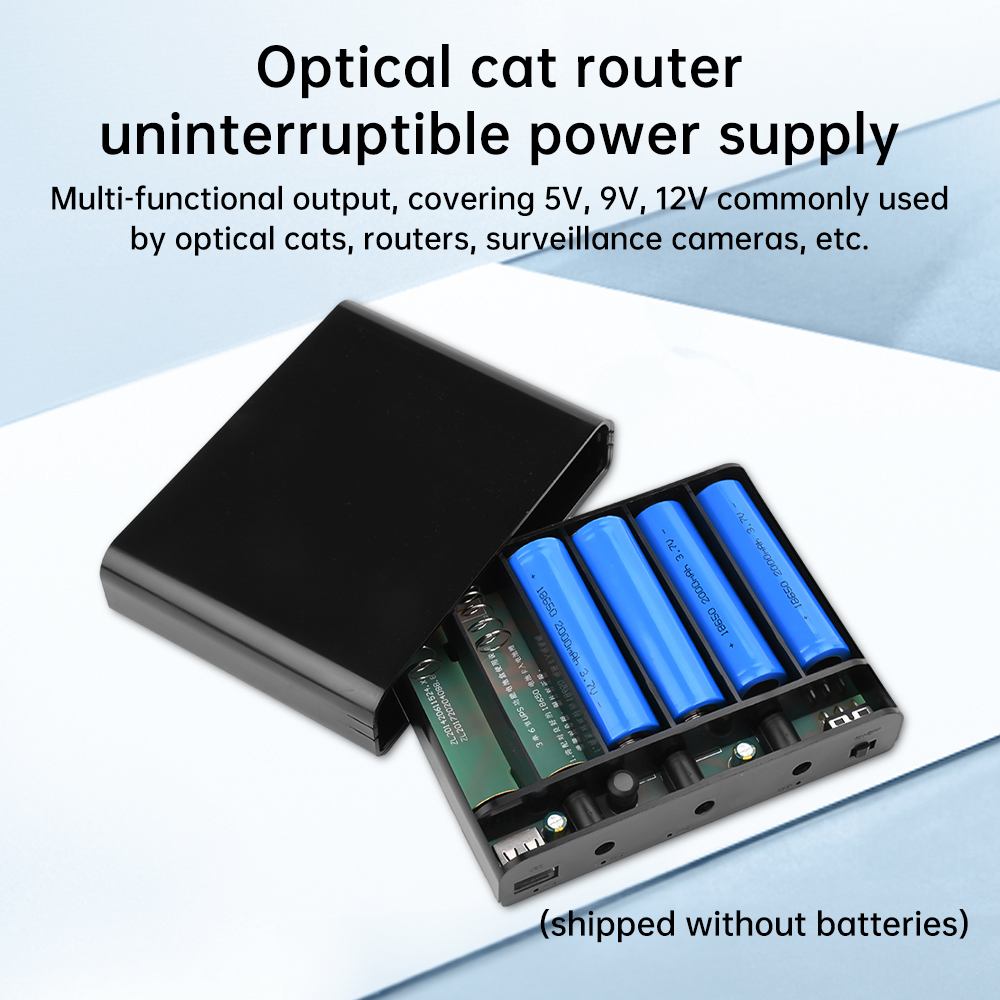 5V9V12V Output Power Bank Box  - đánh giá và giá Battery Case Storage