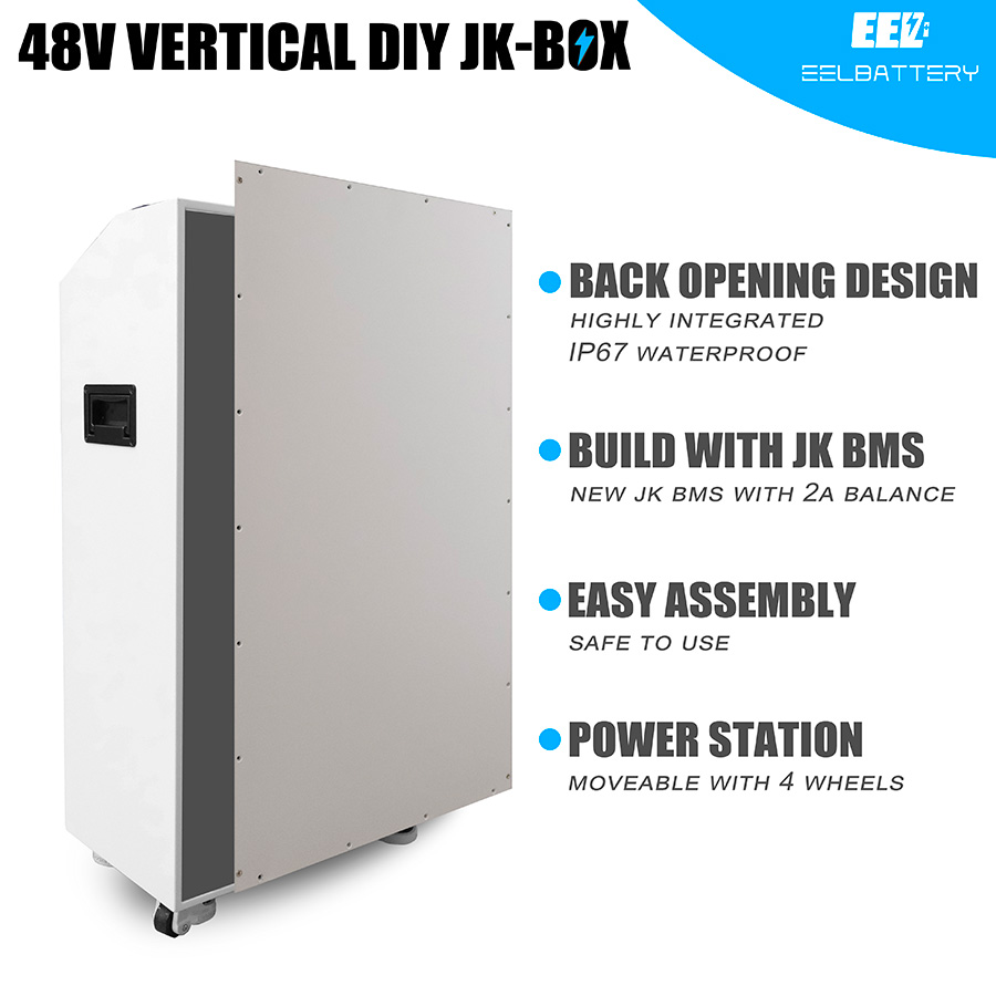 LiFePO4 Battery Case, 48V 16S  - đánh giá và giá Battery Case Storage